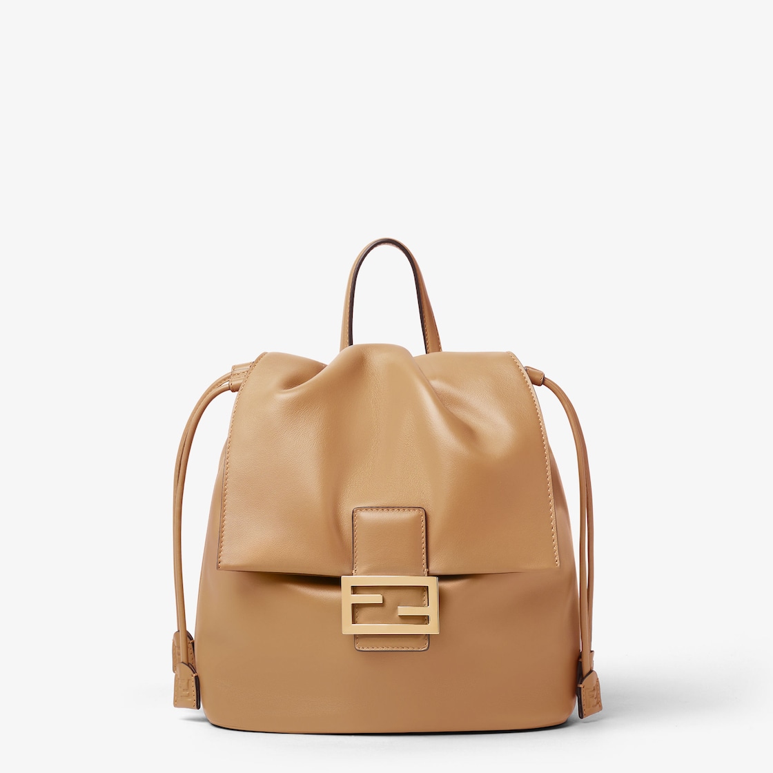 FENDI Backpack Cappuccino brown leather backpack - Image 1